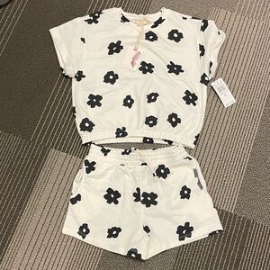 Jessica Simpson Black and White Kids Matching Set